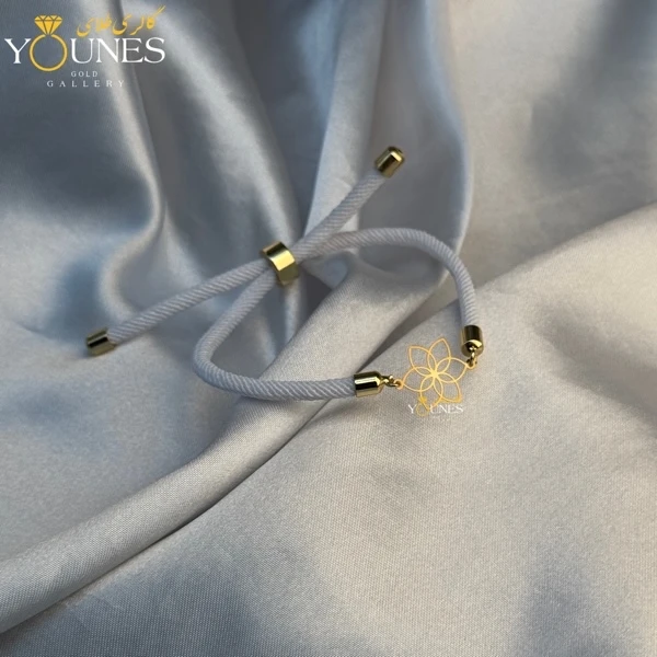 دستبند طلا گلبرگ لیزری